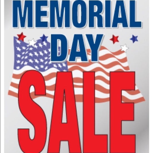 MEMORIAL 3-DAY SALE 2023 5/27-5/29