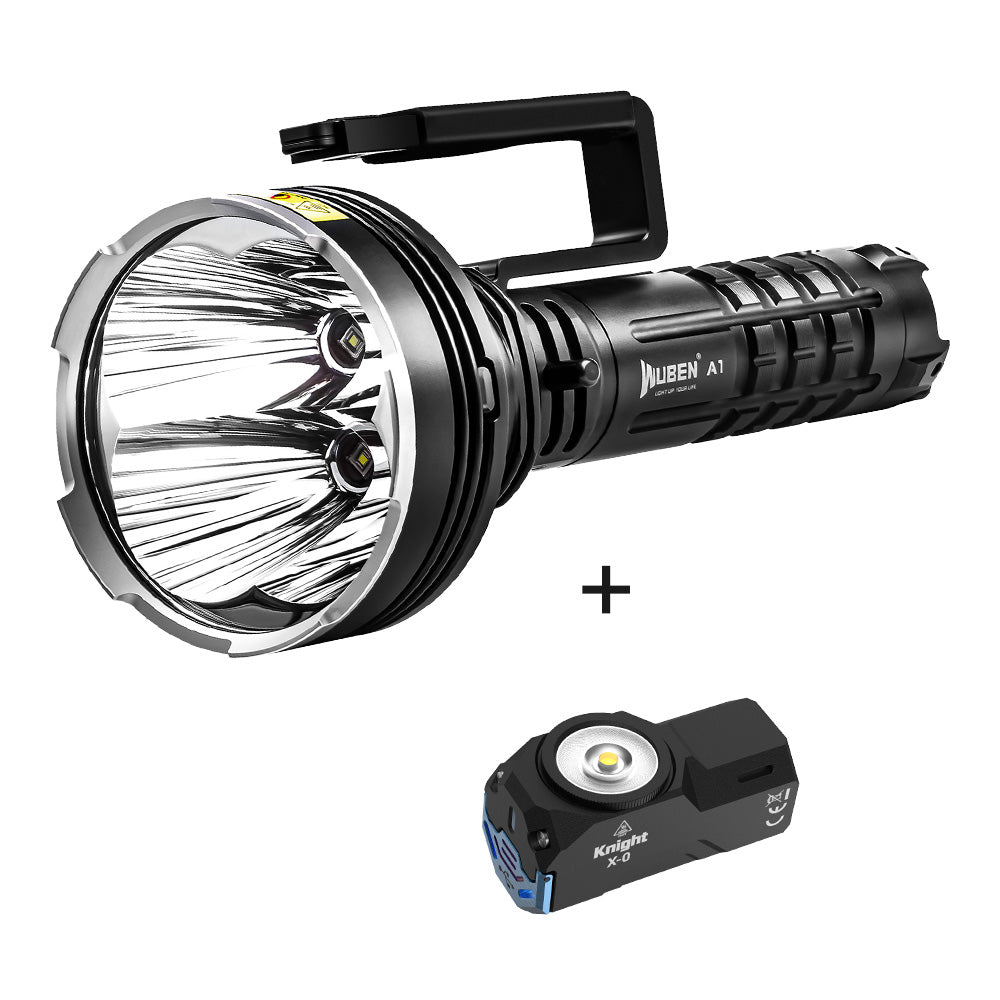 A1 and X0 bundle Sale - Easy Carry Portable Spotlight A1 + X0 BLACK