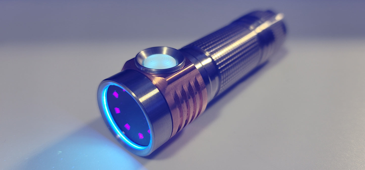 Emisar D4V2 Brass High Power LED Flashlight *CUSTOM BUILD-TO-ORDER*