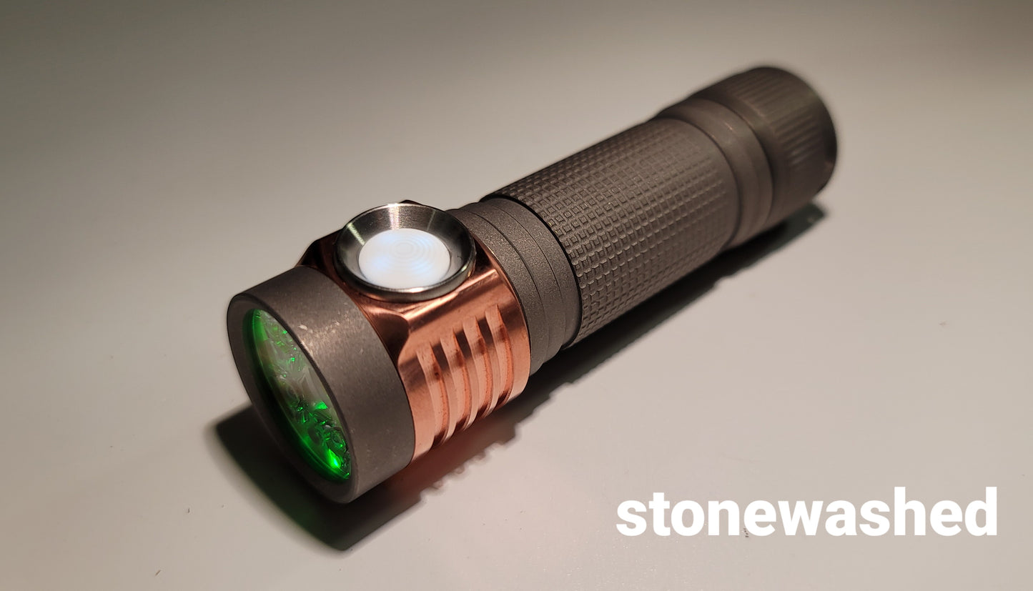 Emisar D4V2 Titanium High Power LED Flashlight *CUSTOM BUILD-TO-ORDER*