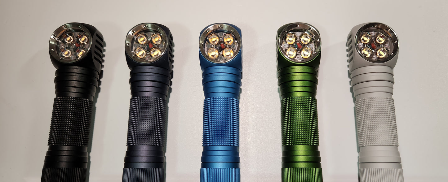 Emisar DW4 18650 Right Angle LED Flashlight *CUSTOM BUILT-TO-ORDER*