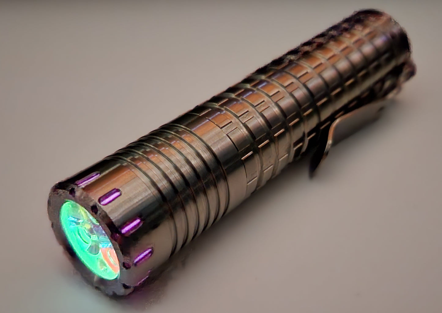 ReyLight Dawn Triple V2 Titanium Custom LED Flashlight