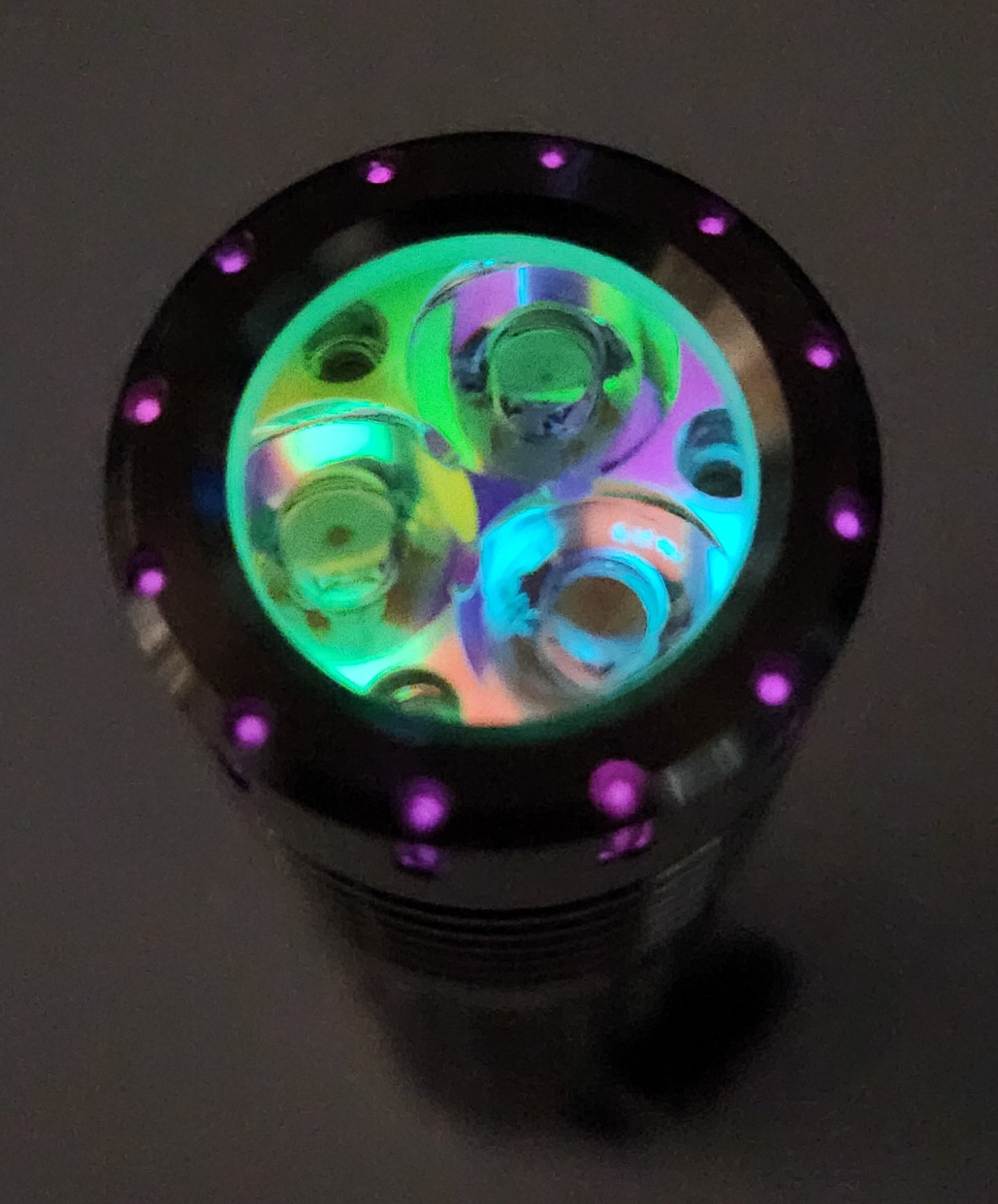 ReyLight Dawn Triple V2 Titanium Custom LED Flashlight
