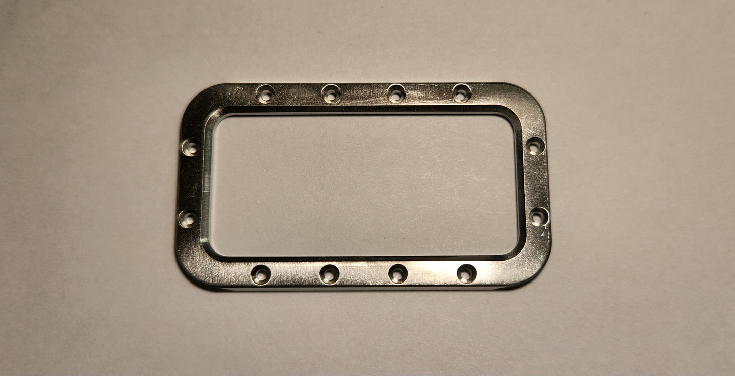 Emisar DT8 DT8K Replacement Stainless Bezel/Glass Oring