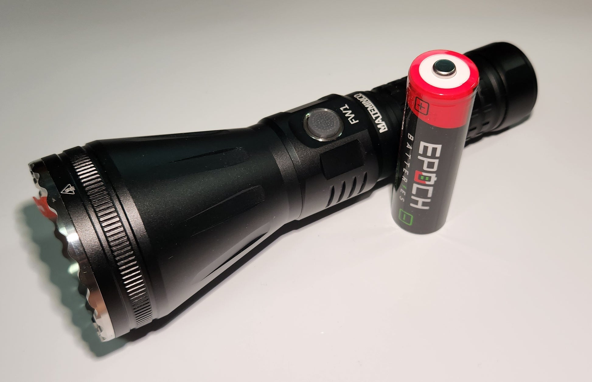 Mateminco FW1 1.8 Mile 2952M Throw LEP Flashlight WITH EPOCH 21700 BUTTON TOP