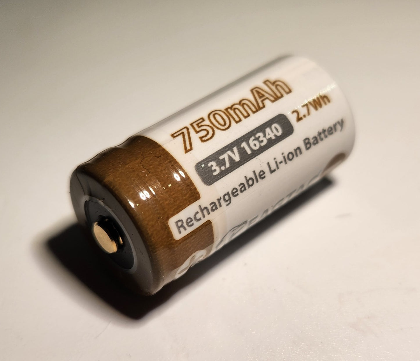 EAGTAC D3C 16340 Battery 3.7v 750mAh Protected Li-ion Rechargeable Battery