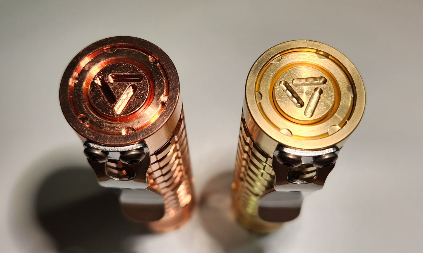 ReyLight Dawn Triple V2.2 - Copper, Brass, Nichia 519a 4000K R9080