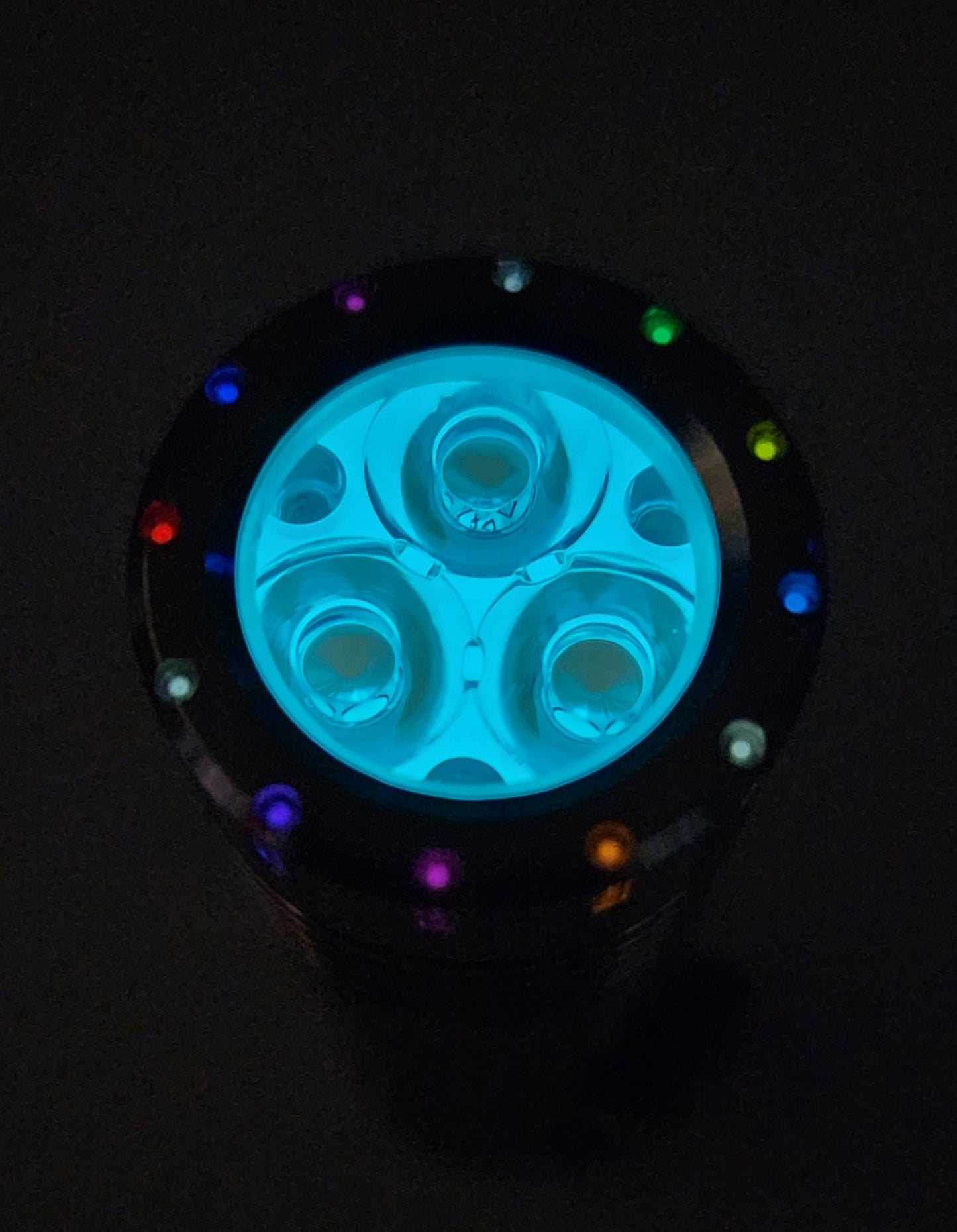 ReyLight Dawn Triple V2 Titanium Custom LED Flashlight