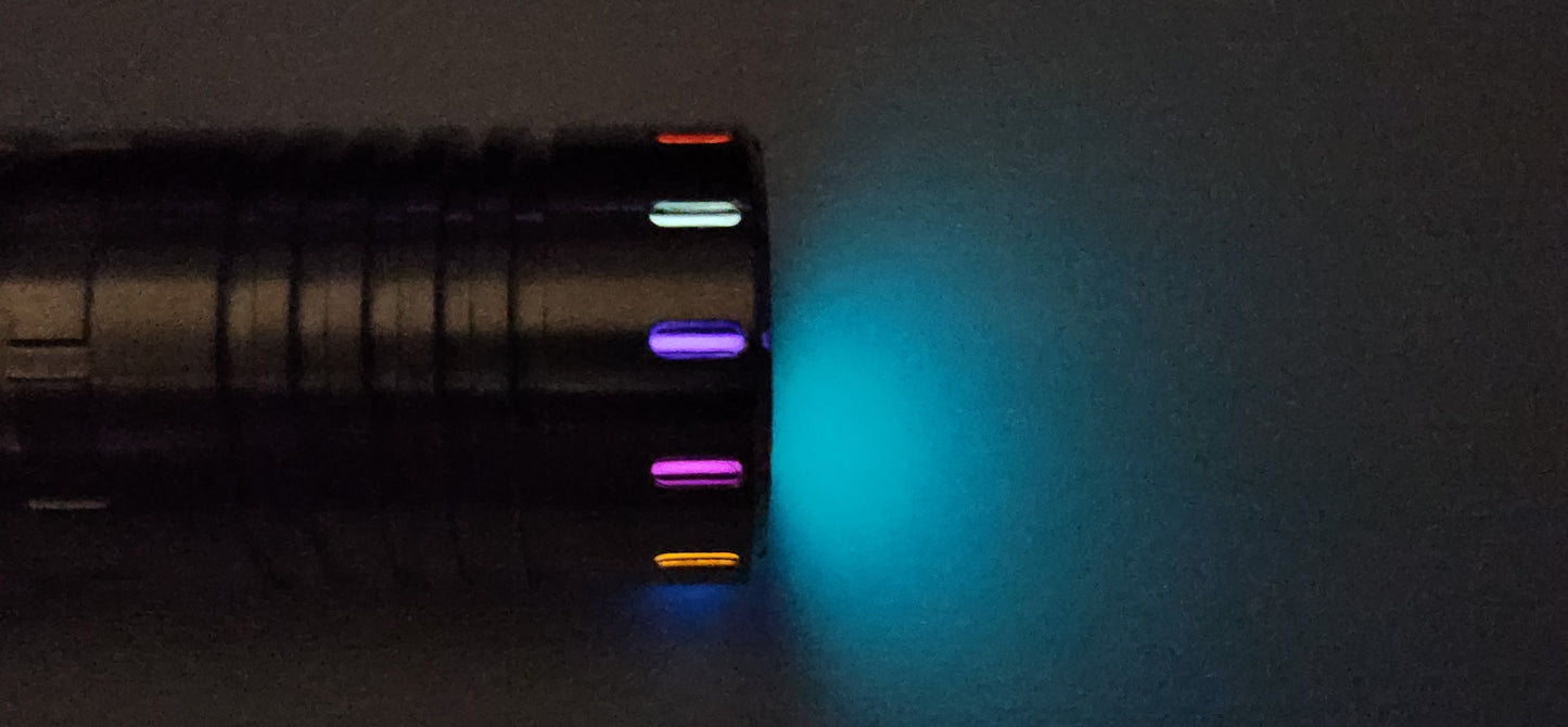 ReyLight Dawn Triple V2 Titanium Custom LED Flashlight