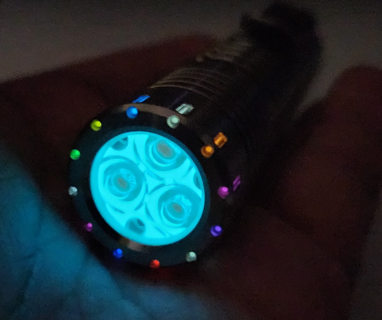 ReyLight Dawn Triple V2 Titanium Custom LED Flashlight