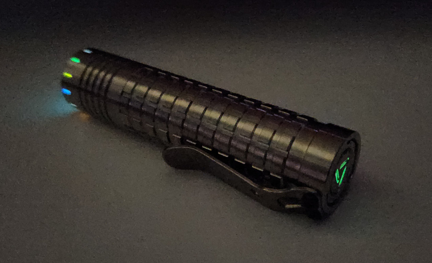 ReyLight Dawn Triple V2 Titanium Custom LED Flashlight