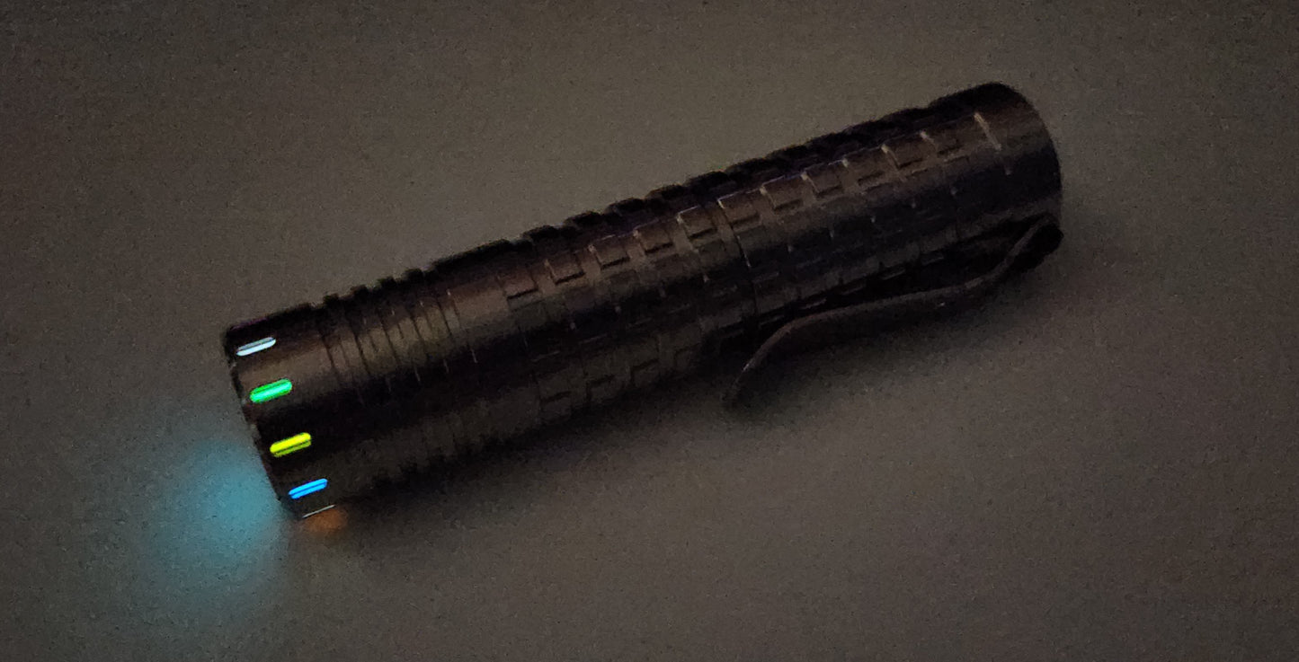 ReyLight Dawn Triple V2 Titanium Custom LED Flashlight