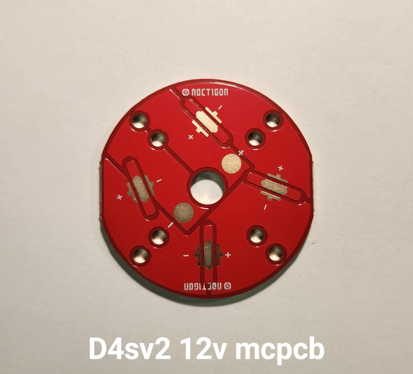 Emisar Noctigon XP Raw MCPCB Custom D4SV2 12V QUAD MCPCB (BOOST DRIVER)