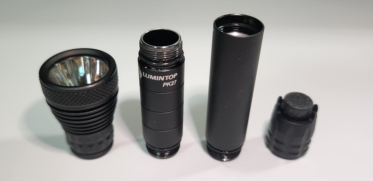 Lumintop PK27 Osram W1 300 Lumens 270 Meters AAA LED Flashlight