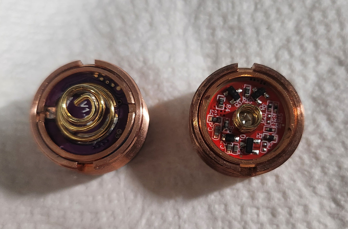 ReyLight Dawn Triple V2 Titanium, Copper or Brass Custom + RGB Auxiliaries