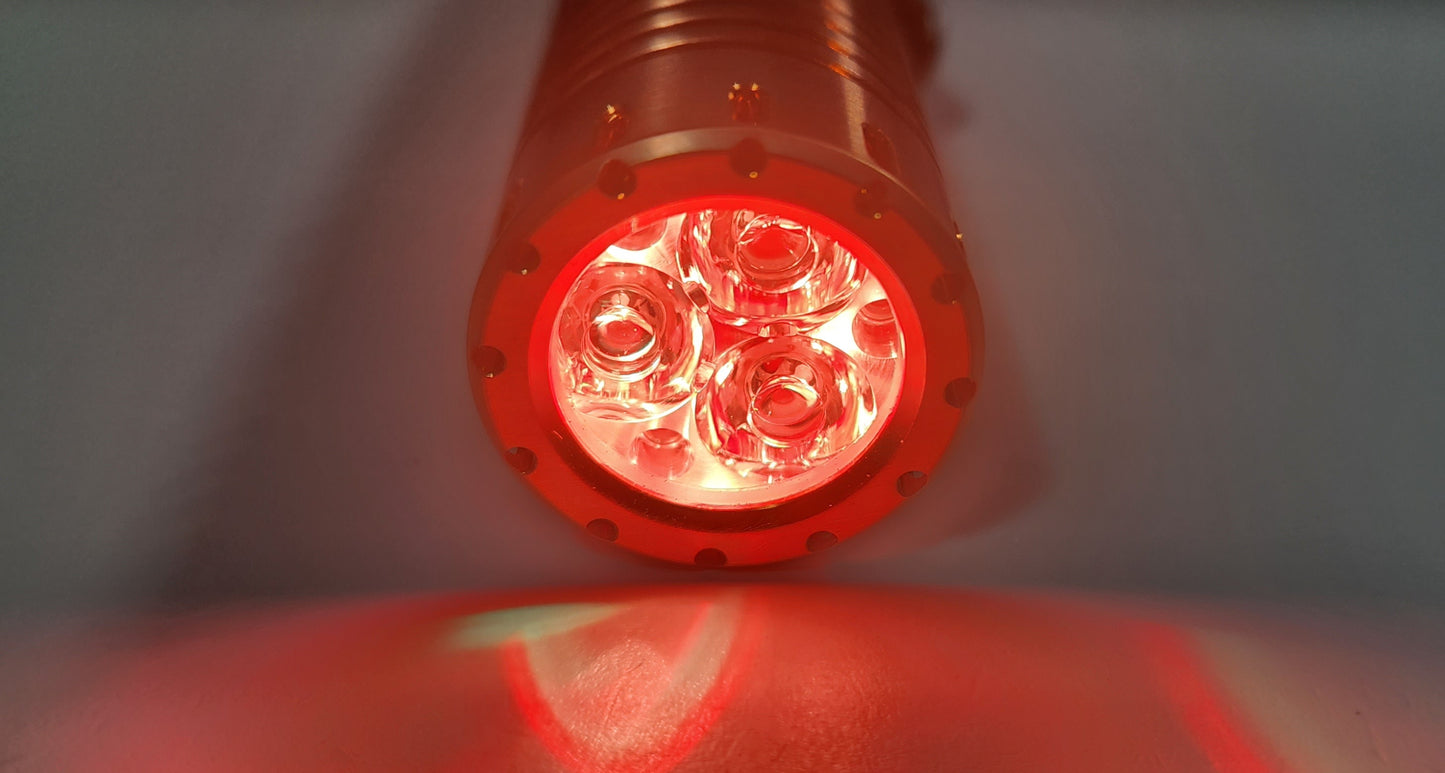 ReyLight Dawn Triple V2 Titanium, Copper or Brass Custom + RGB Auxiliaries