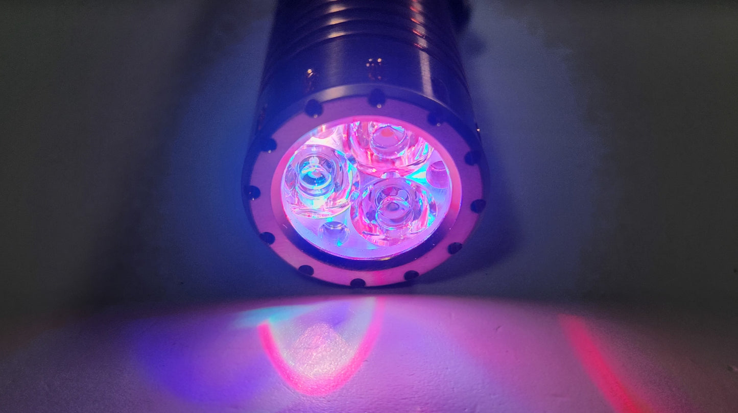ReyLight Dawn Triple V2 Titanium, Copper or Brass Custom + RGB Auxiliaries