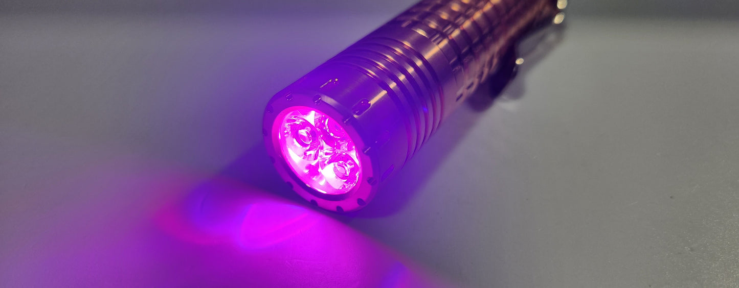 ReyLight Dawn Triple V2 Titanium, Copper or Brass Custom + RGB Auxiliaries