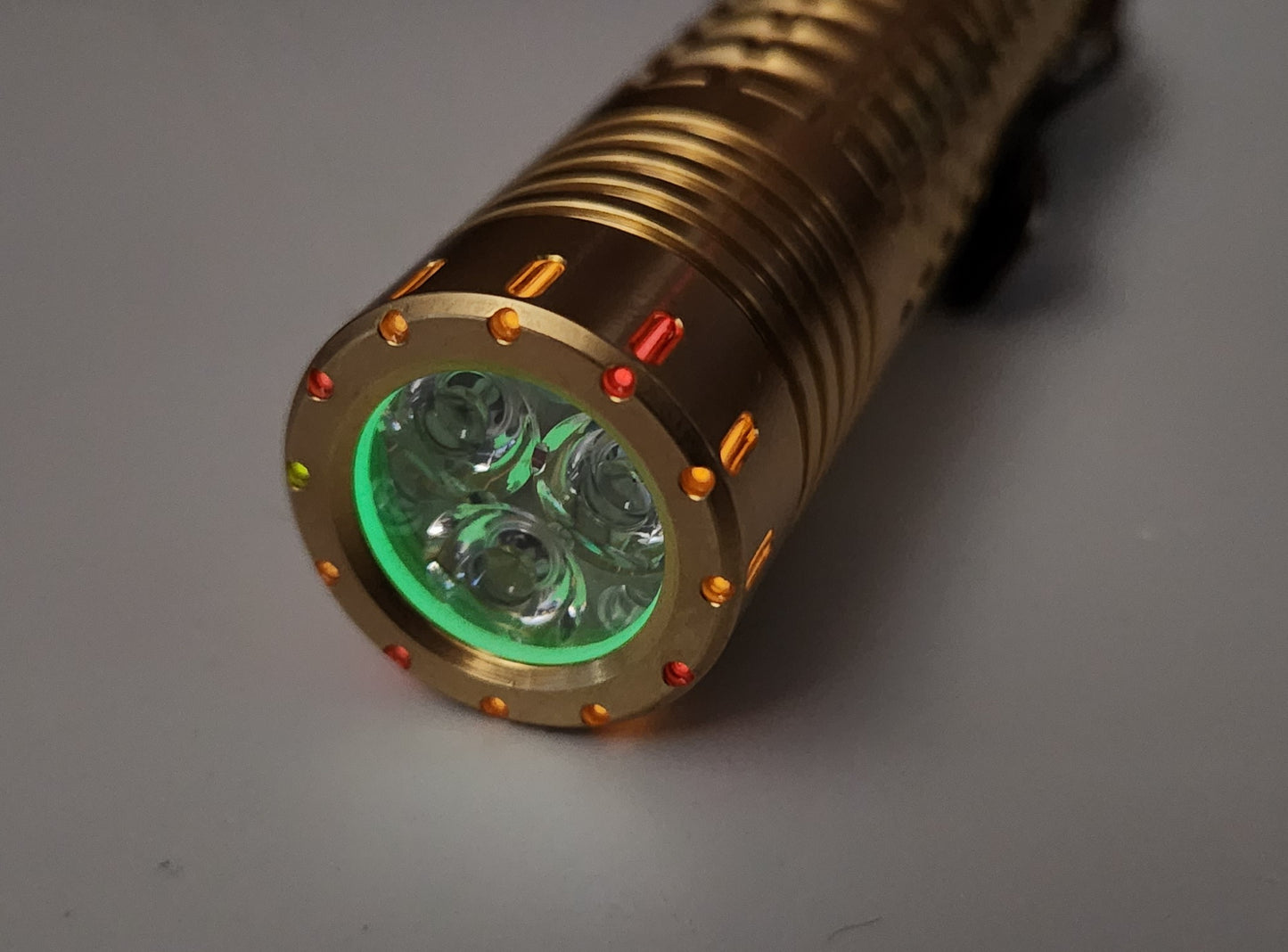 ReyLight Dawn Triple V2 Titanium, Copper or Brass Custom + RGB Auxiliaries