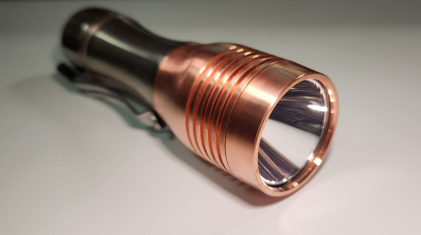 Noctigon KR1 Titanium + Copper 18650 Compact LED Thrower