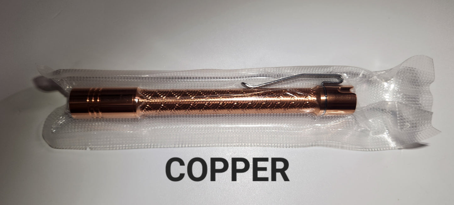 ReyLight Seigaiha Pineapple Mini Penlight 2 x AAA 10880 Nichia 519A 4000k *** FREE 10880 BATTERY BUT HAS TO SHIP FEDEX ***