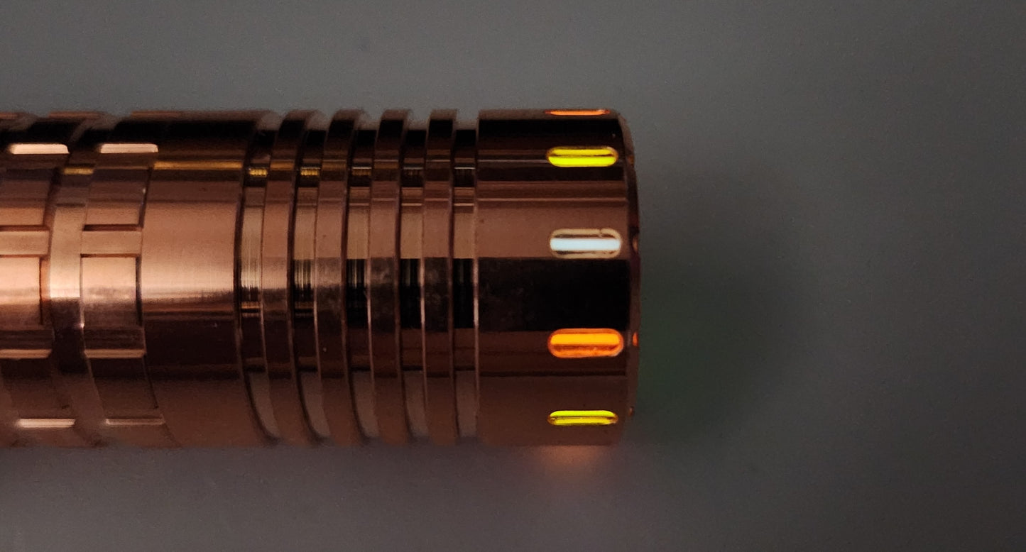 ReyLight Dawn Triple V2.2 - Copper, Brass, Nichia 519a 4000K R9080