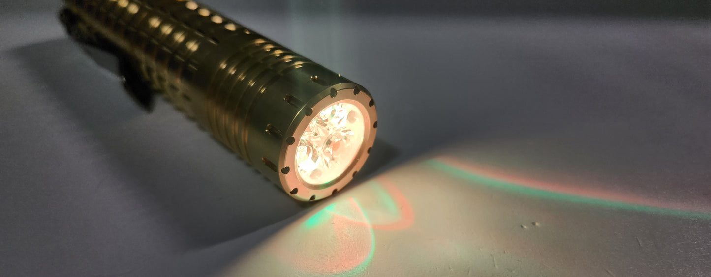 ReyLight Dawn Triple V2 Titanium, Copper or Brass Custom + RGB Auxiliaries