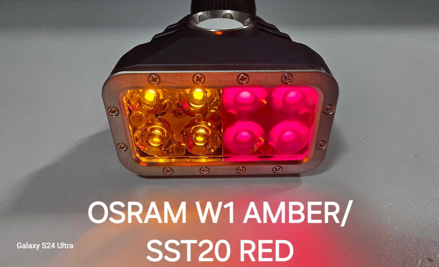 Emisar DT8K Tint Ramp 21700 8 LED High Power LED Flashlight CUSTOM "BUILT-TO-ORDER"