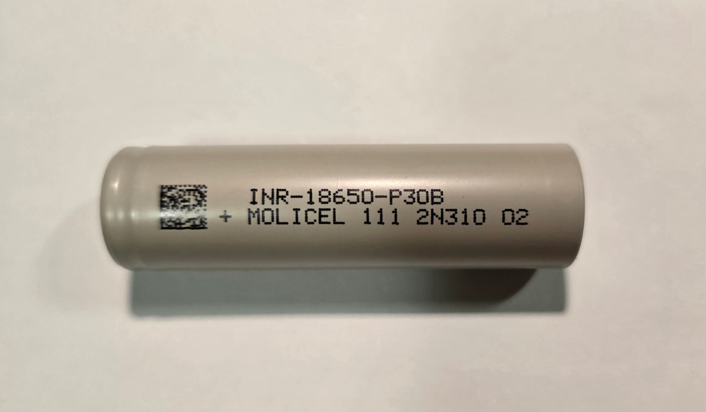 MOLICEL INR-18650-P30B ULTRA HIGH POWER RECHARGEABLE LITHIUM-ION BATTERY *** MUST BE SHIPPED W/FLASHLIGHT + FEDEX ***