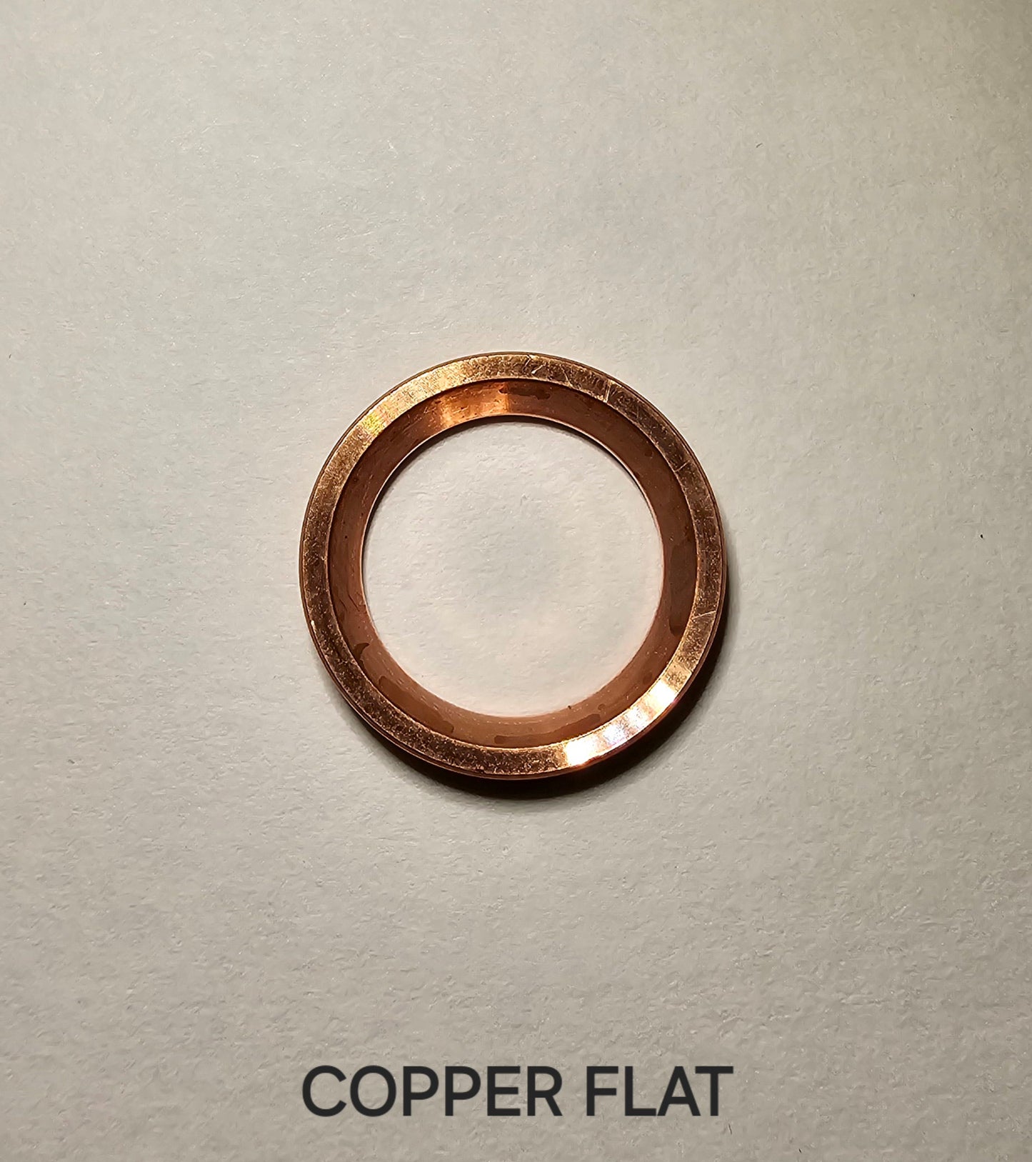 Emisar/Noctigon replacement switch ring/button COPPER FLAT (PRESSED)