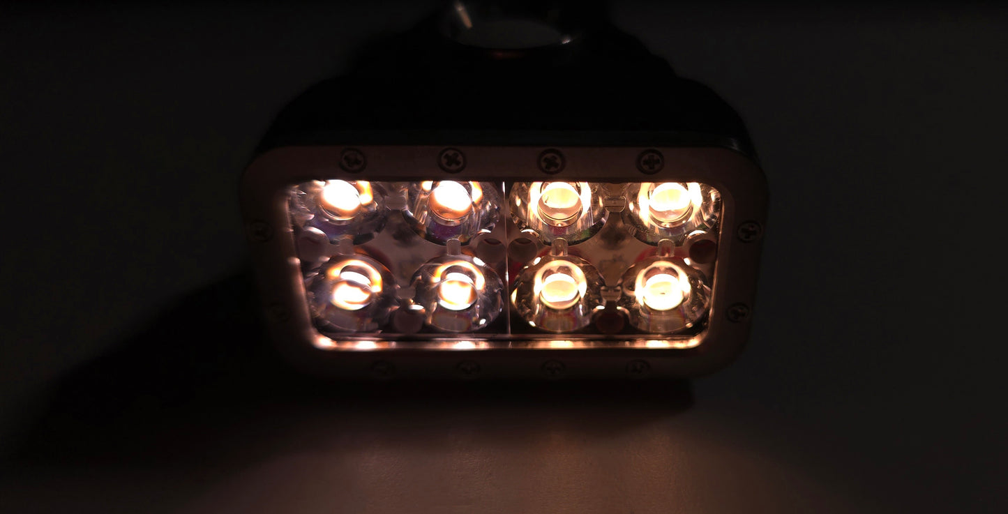 Emisar DT8K Tint Ramp 21700 8 LED High Power LED Flashlight CUSTOM "BUILT-TO-ORDER"