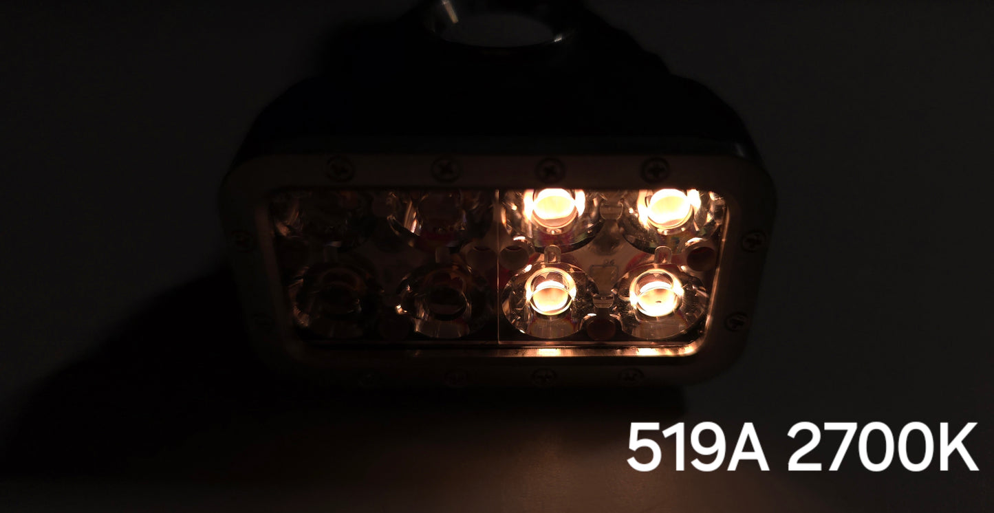 Emisar DT8K Tint Ramp 21700 8 LED High Power LED Flashlight CUSTOM "BUILT-TO-ORDER"