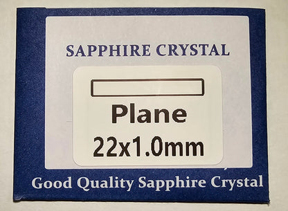 Sapphire Crystal Lens For Lumintop Emisar or Noctigon LED Flashlight 22 X 1MM FOR EMISAR D3AA