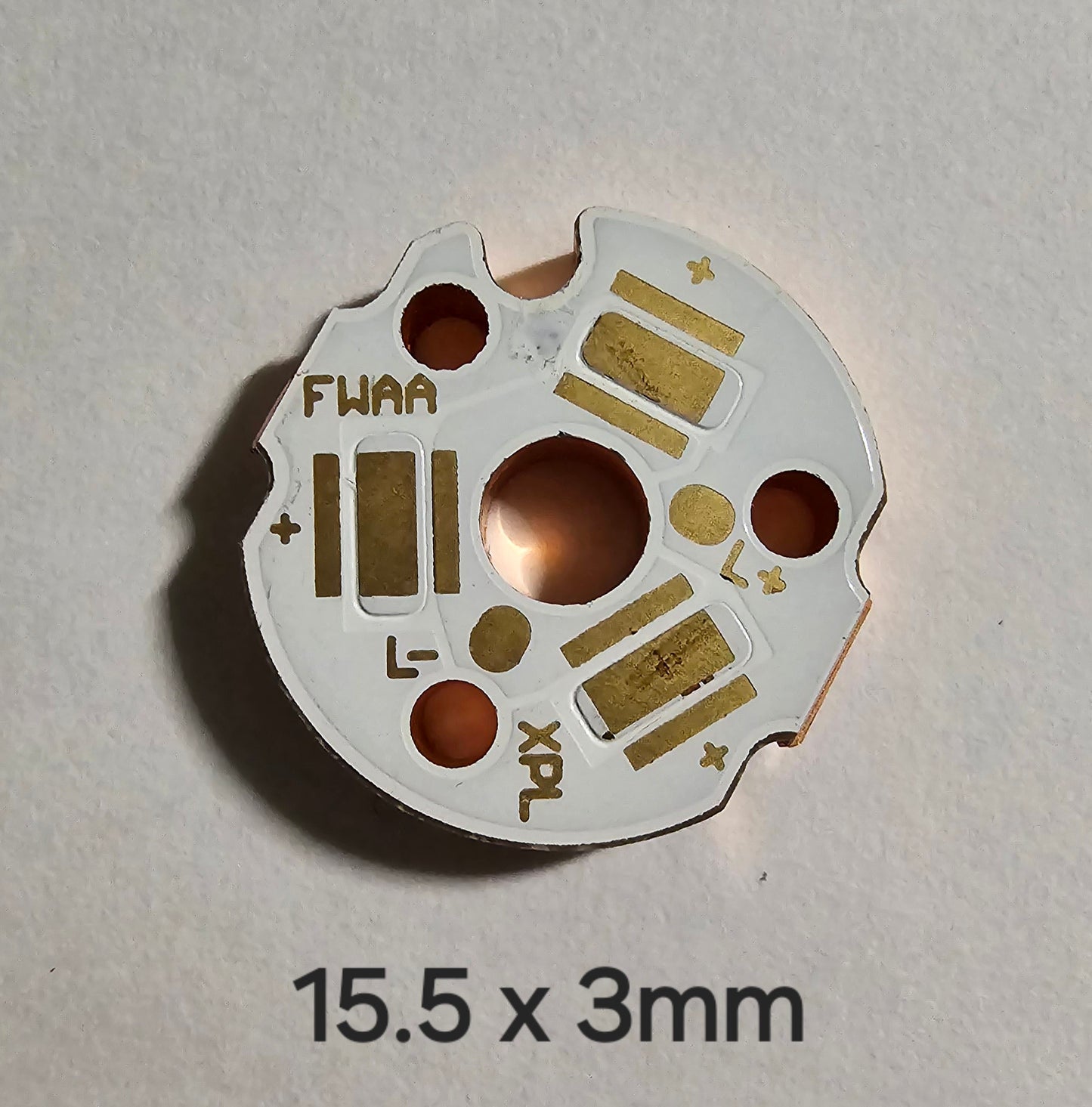 Lumintop FW1A FW3A LM10 Copper MCPCB 15.5 X 3MM FWAA 3535SMD 2ND GEN