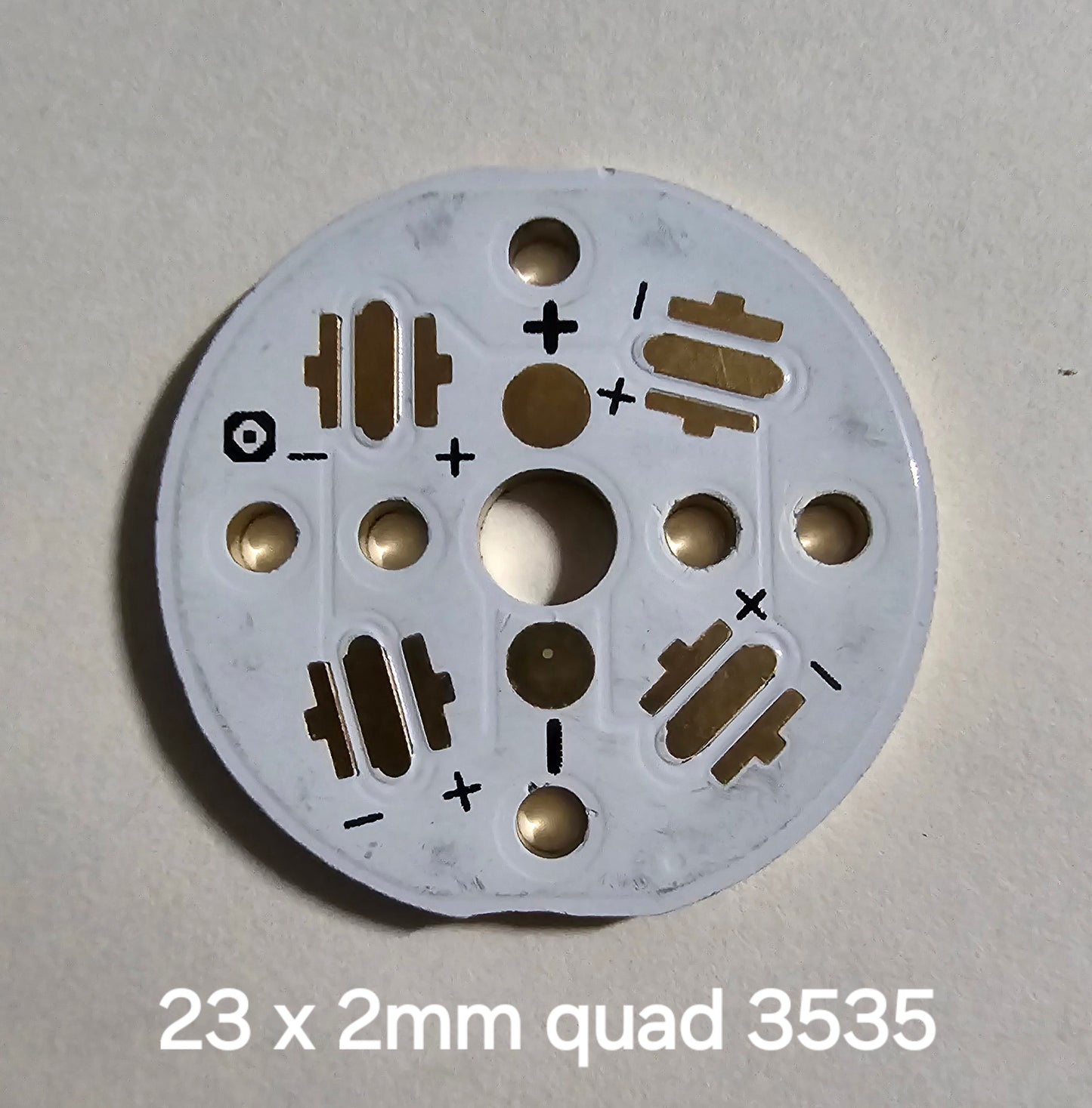Emisar Noctigon XP Raw MCPCB/AUX Custom 23 X 2MM D4V2 D4K DW4 KR4 4P QUAD MCPCB (NEW)