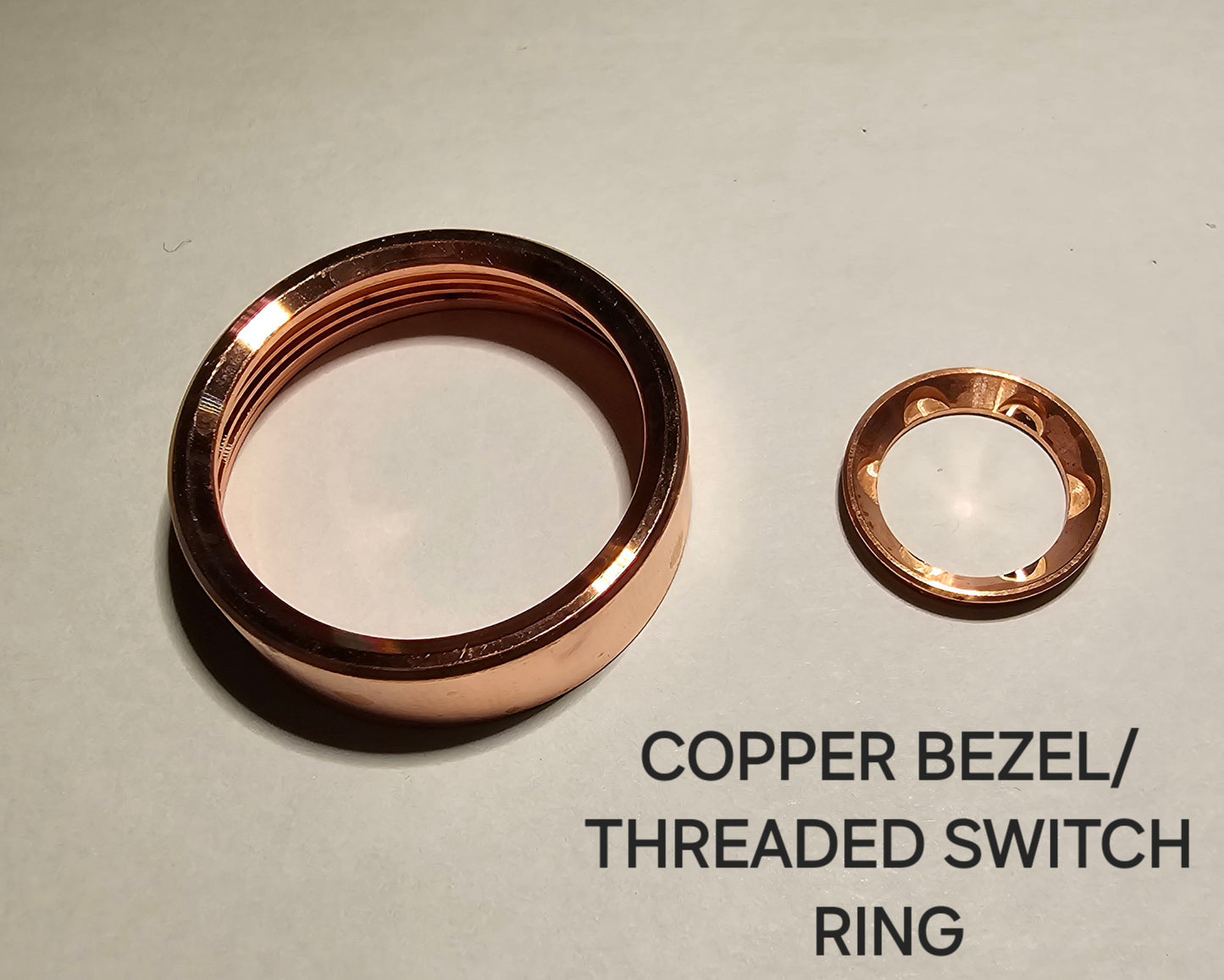 Emisar Noctigon Replacement SS/COPPER/BRASS/TITANIUM Bezel
