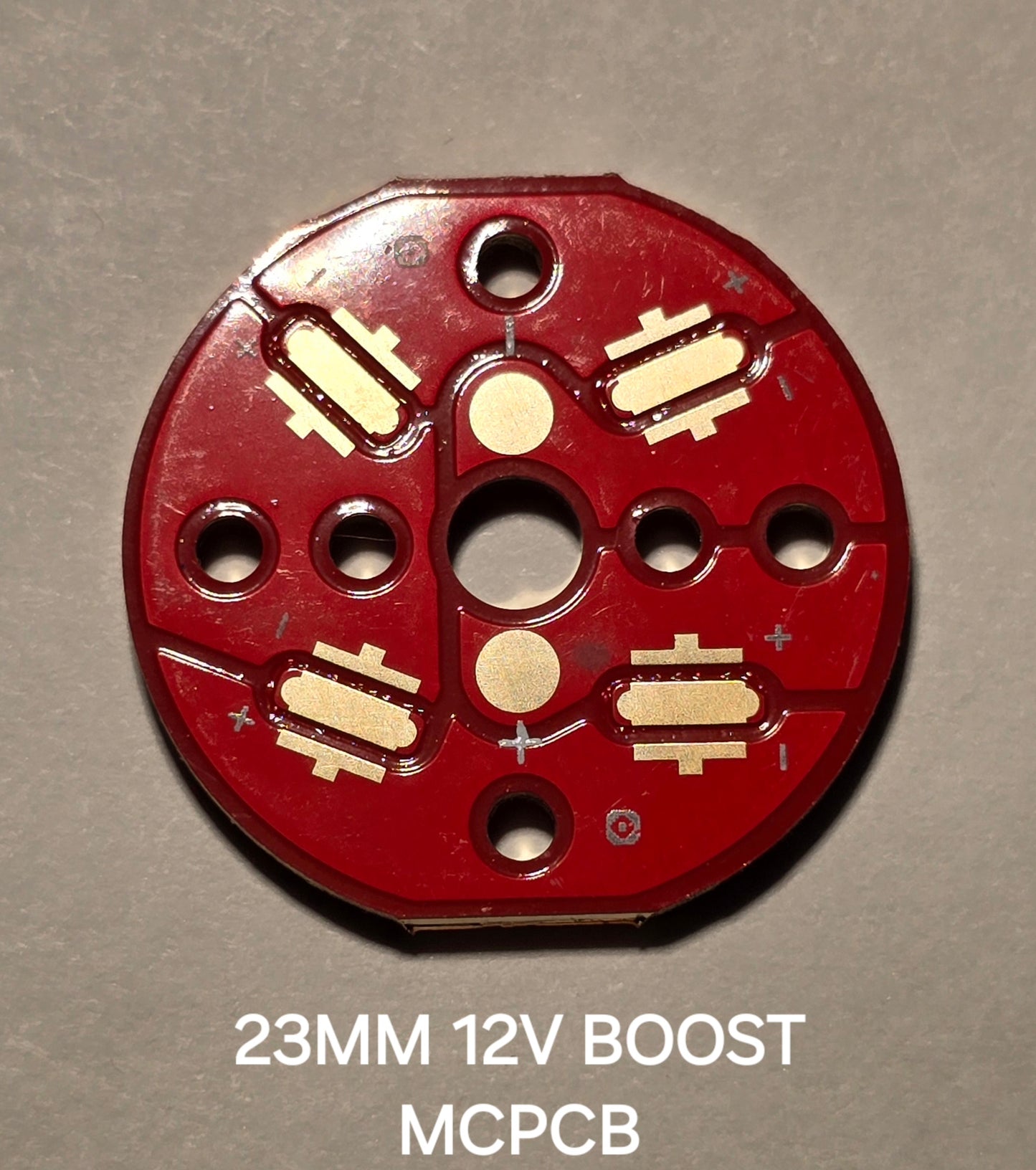 Emisar Noctigon XP Raw MCPCB/AUX Custom 23 X 2MM D4V2 D4K DW4 KR4 QUAD 4S 12V MCPCB (BOOST DRIVER)