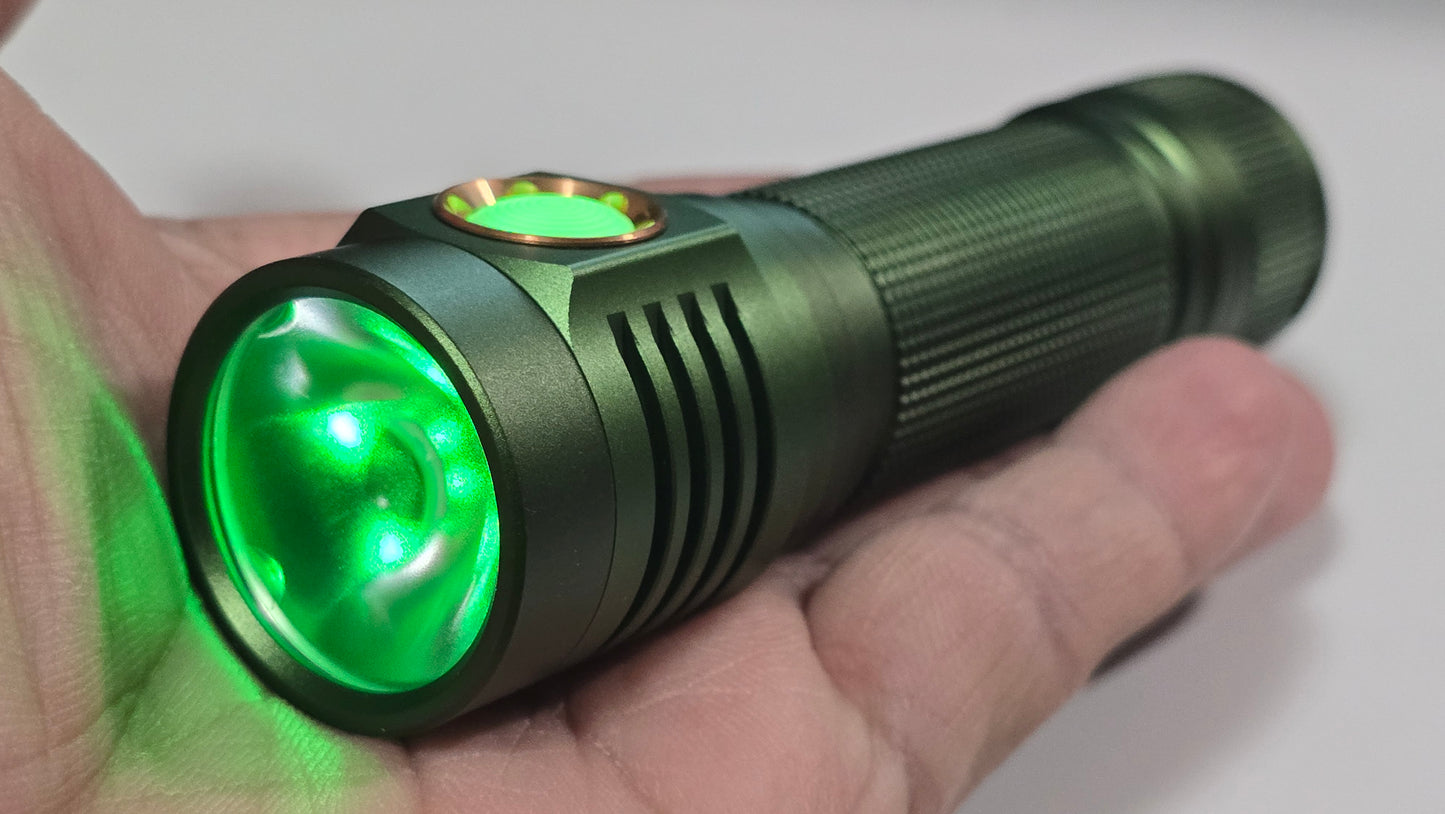 Emisar DA1k 21700 LED Flashlight W/Lume X1 Driver *CUSTOM BUILT-TO-ORDER*