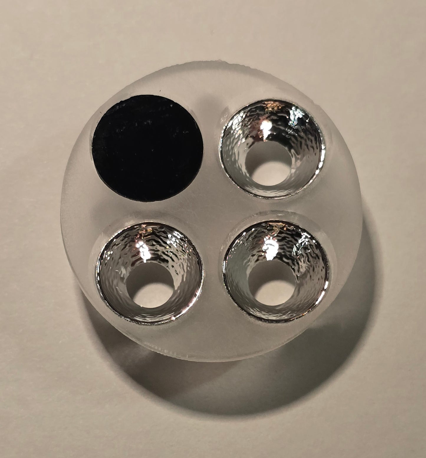QUAD OPTICS CUSTOM W/REFLECTORS QUAD WITH OP REFLECTORS W 1 X ZWB2 FILTER *REFLECTORS NOT GLUED IN*