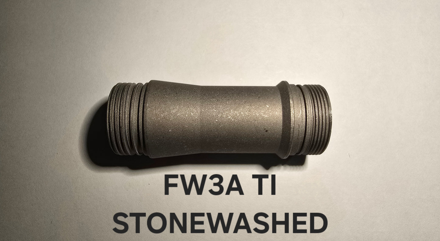 Lumintop Replacement Flashlight Parts FW3A TITANIUM STONEWASHED TUBE