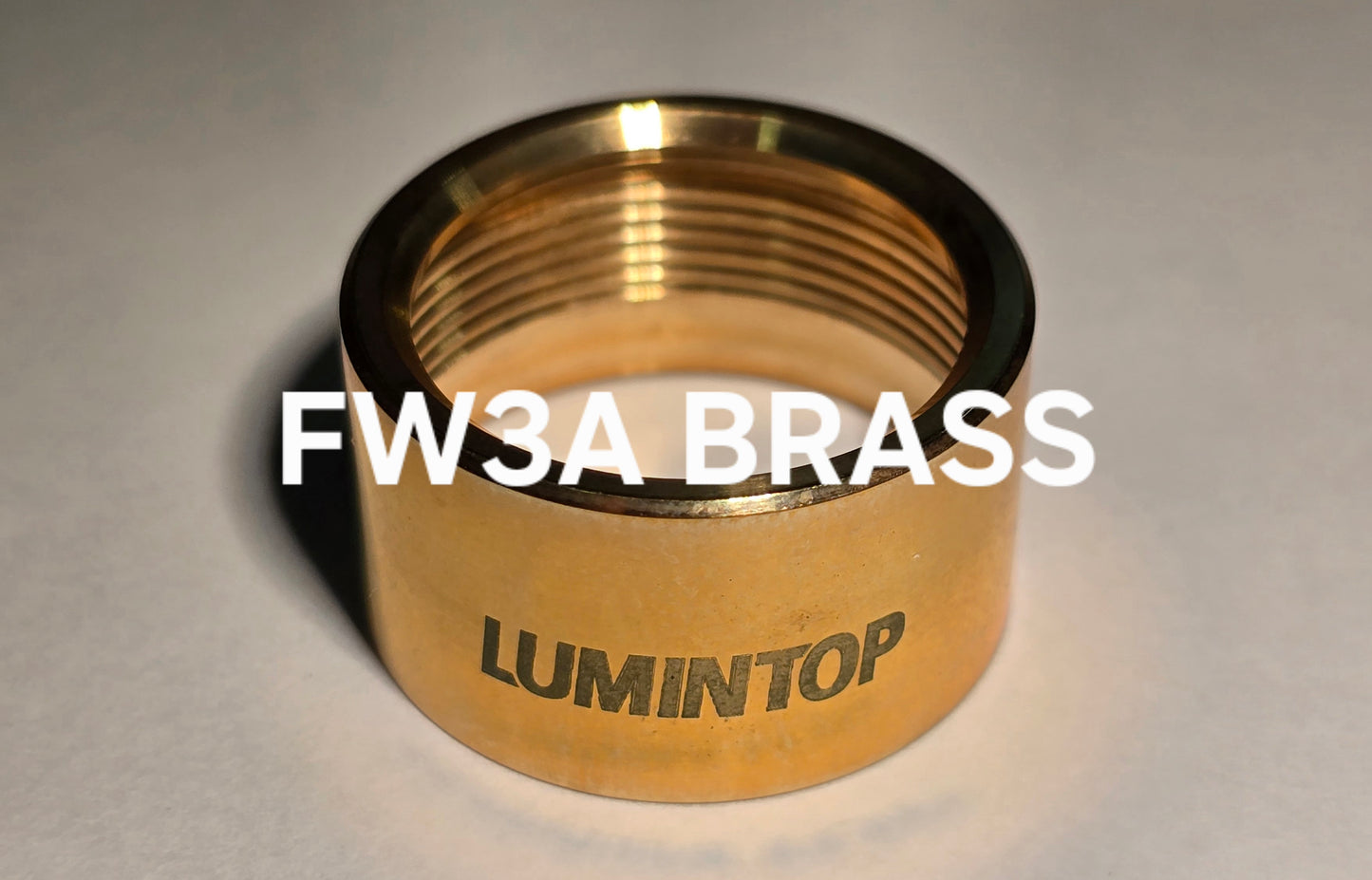 Lumintop Replacement Flashlight Parts FW3A BRASS BEZEL
