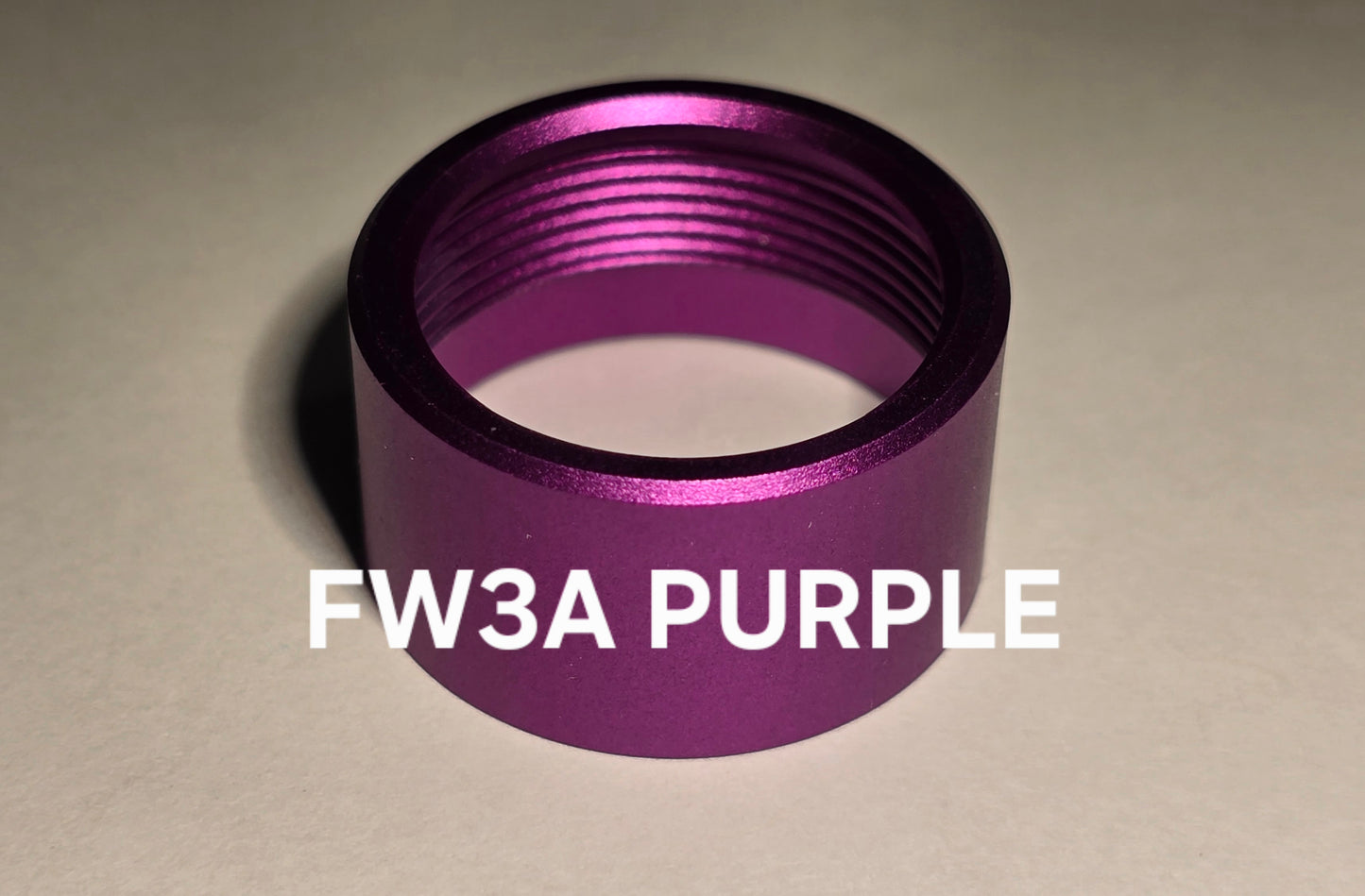 Lumintop Replacement Flashlight Parts FW3A PURPLE BEZEL