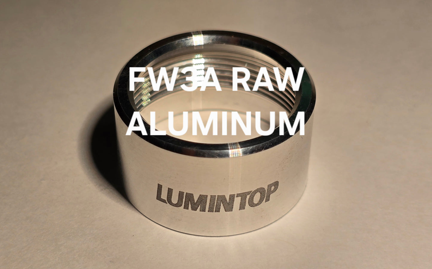 Lumintop Replacement Flashlight Parts FW3A RAW ALUMINUM BEZEL