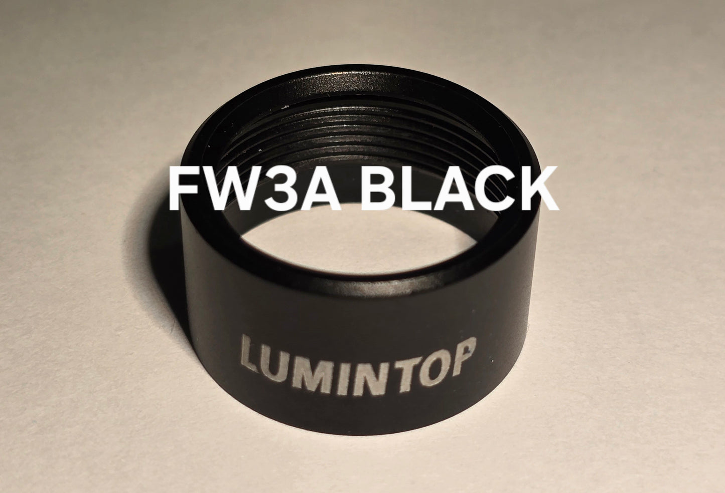 Lumintop Replacement Flashlight Parts FW3A BLACK BEZEL