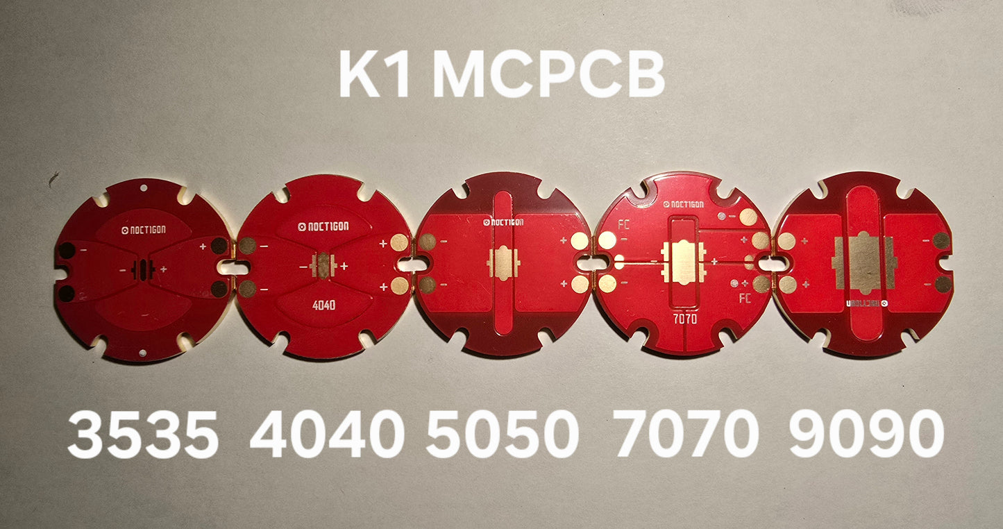 Emisar Noctigon XP Raw MCPCB/AUX Custom K1 MCPCB 9090SMD