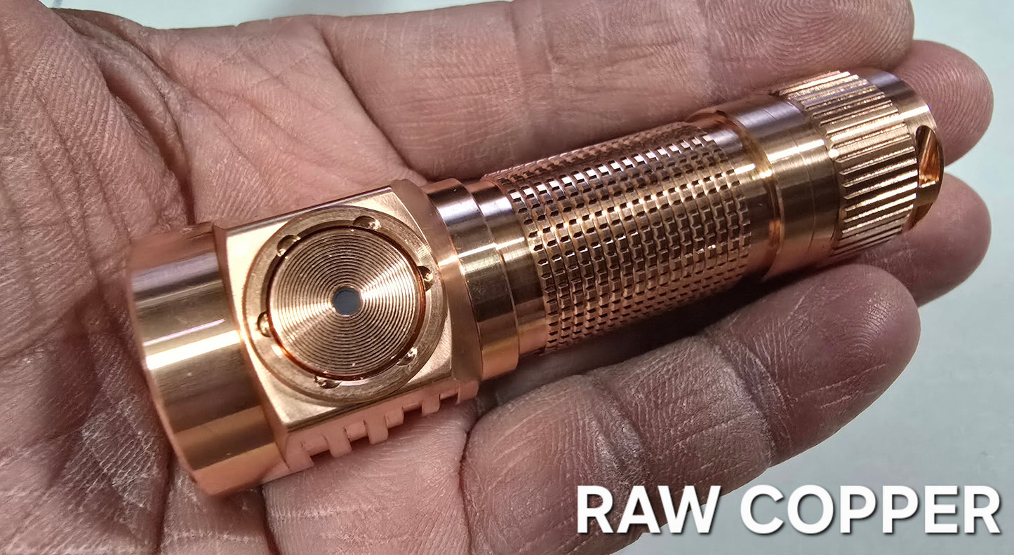 Emisar D3AA Copper 14500/AA LED Flashlight *CUSTOM BUILT-TO-ORDER*