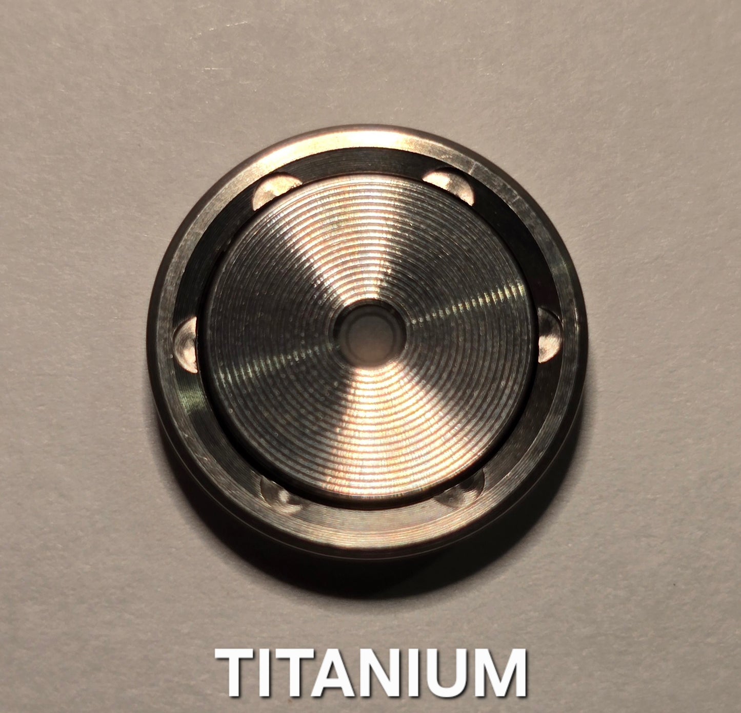 Emisar/Noctigon replacement switch ring/button NEW! TITANIUM METAL SWITCH BUTTON W SWITCH RING BEZEL (SET)