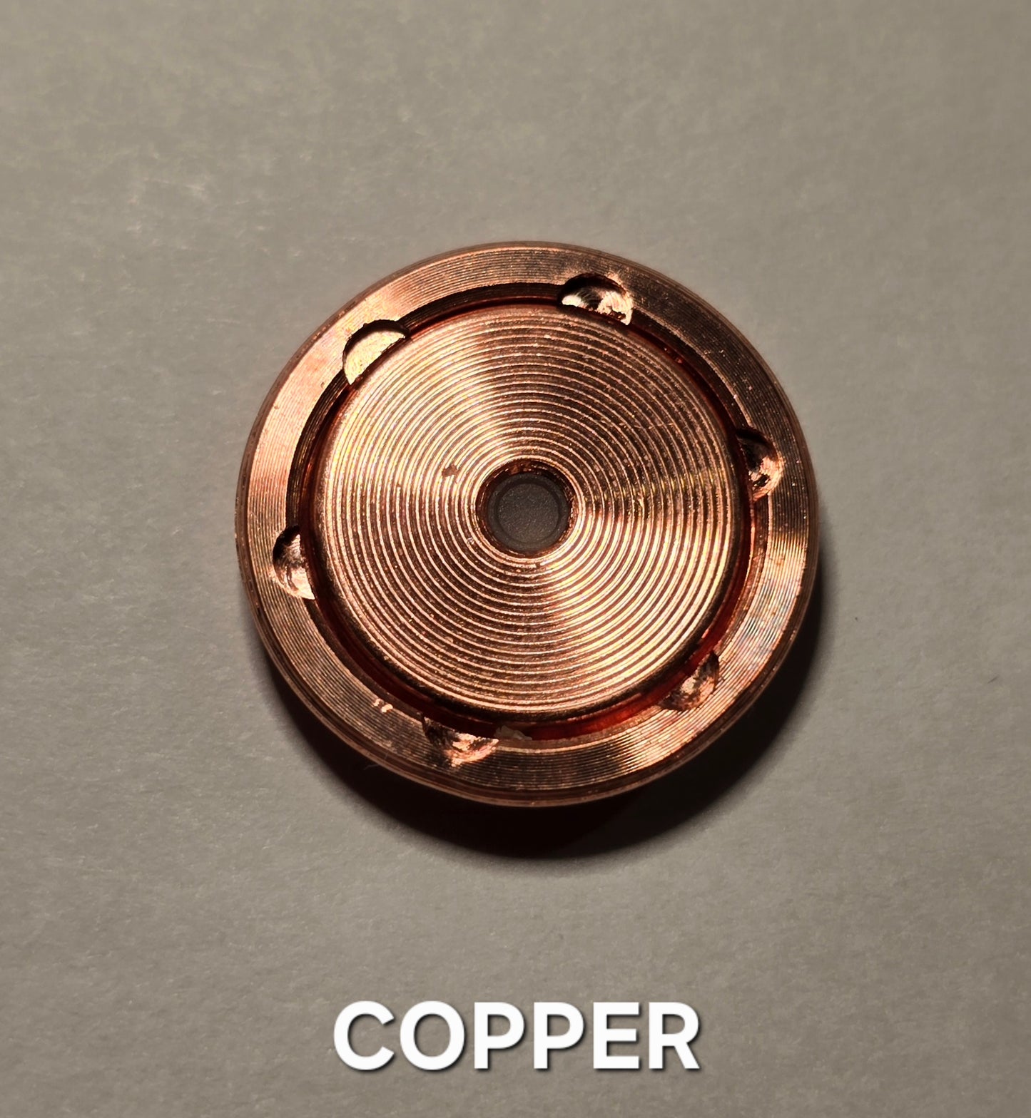 Emisar/Noctigon replacement switch ring/button NEW! COPPER METAL SWITCH BUTTON W SWITCH RING BEZEL (SET)