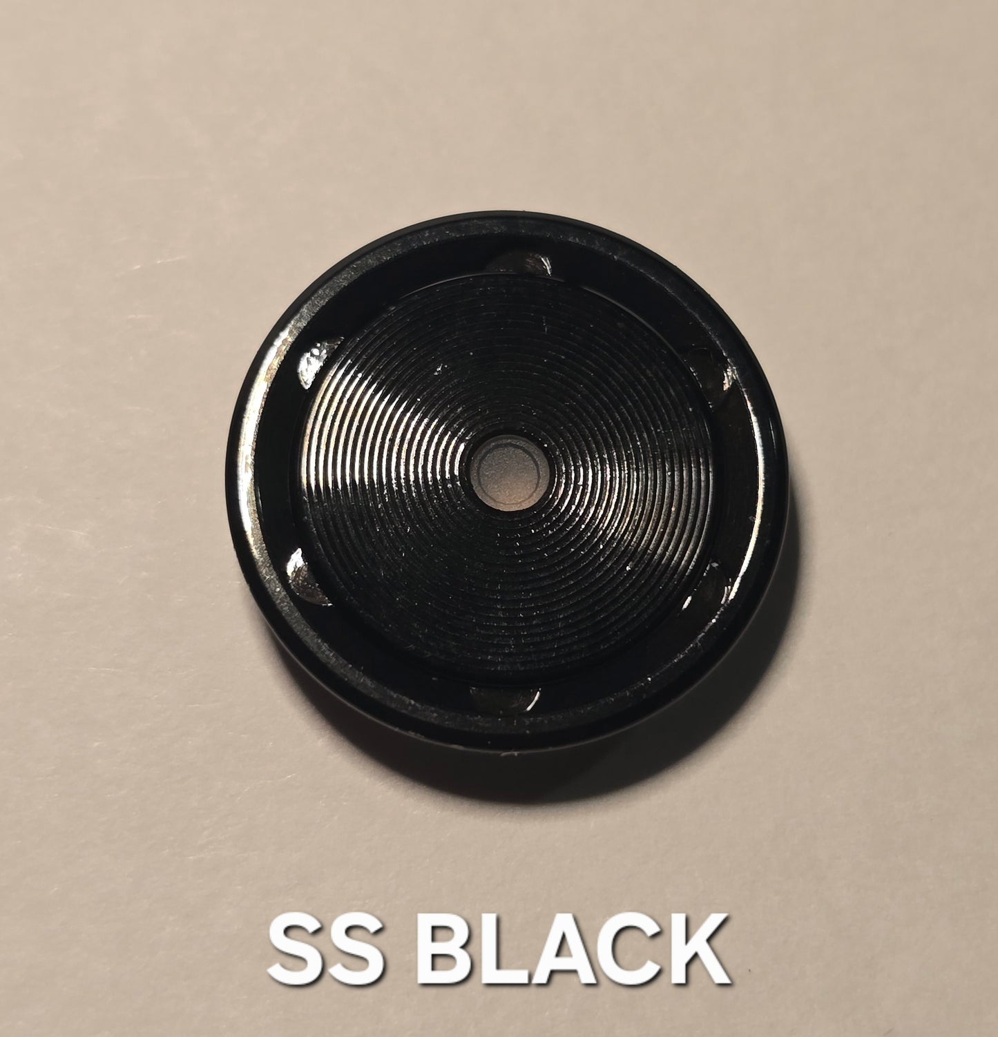 Emisar/Noctigon replacement switch ring/button NEW! STAINLESS BLACK METAL SWITCH BUTTON W SWITCH RING BEZEL (SET)