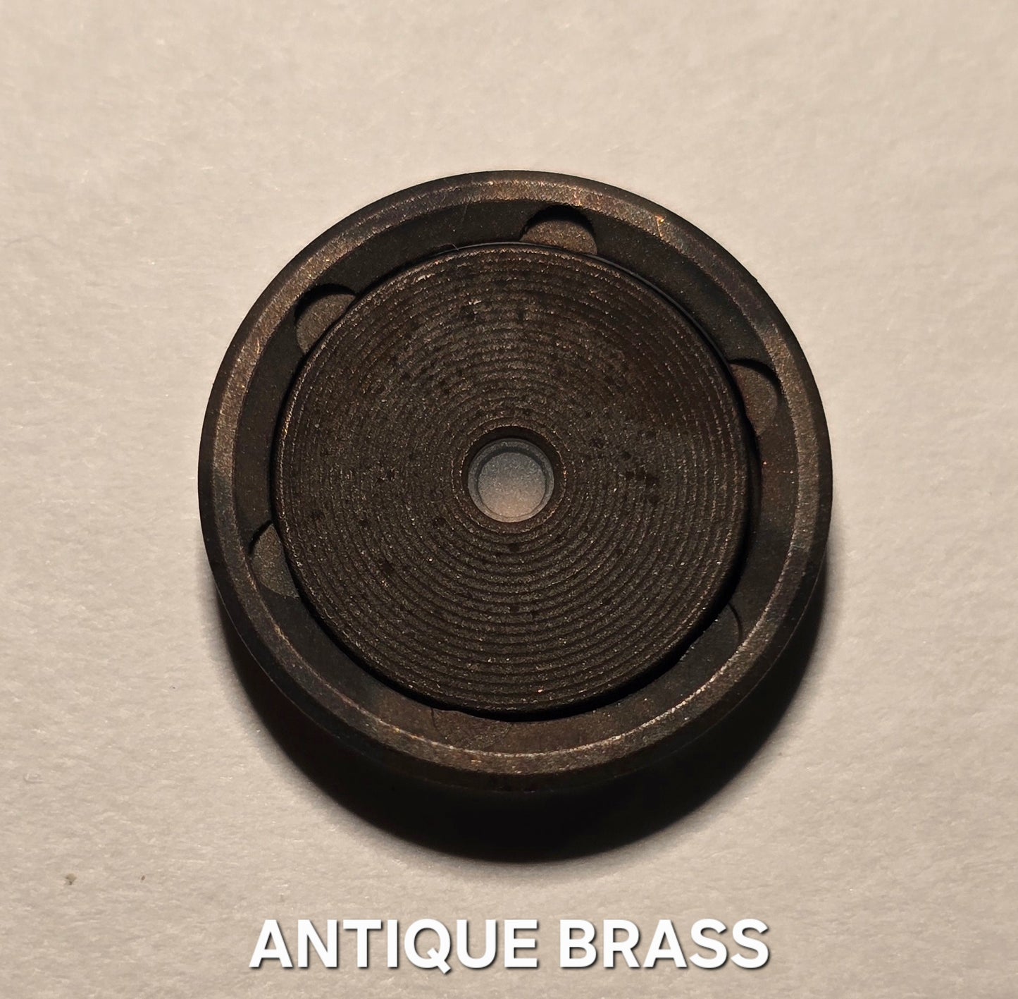 Emisar/Noctigon replacement switch ring/button NEW! ANTIQUE BRASS METAL SWITCH BUTTON W SWITCH RING BEZEL (SET)
